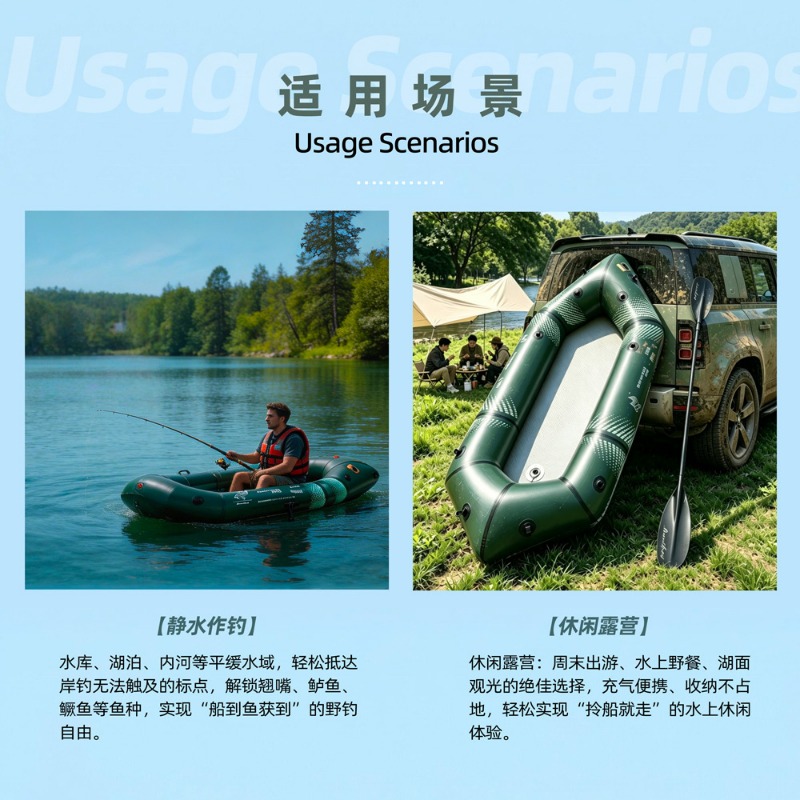 BLFst Fly Fishing Boat TPU Bac – обзор и цена Fishing Kayak Inflatable