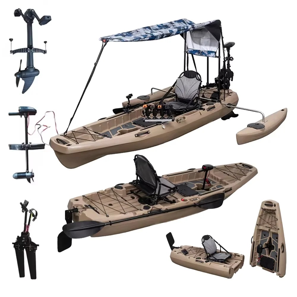 LLDPE Modular Kayak Canoe w/Pe – обзор и цена Fishing Kayak Pedal Drive
