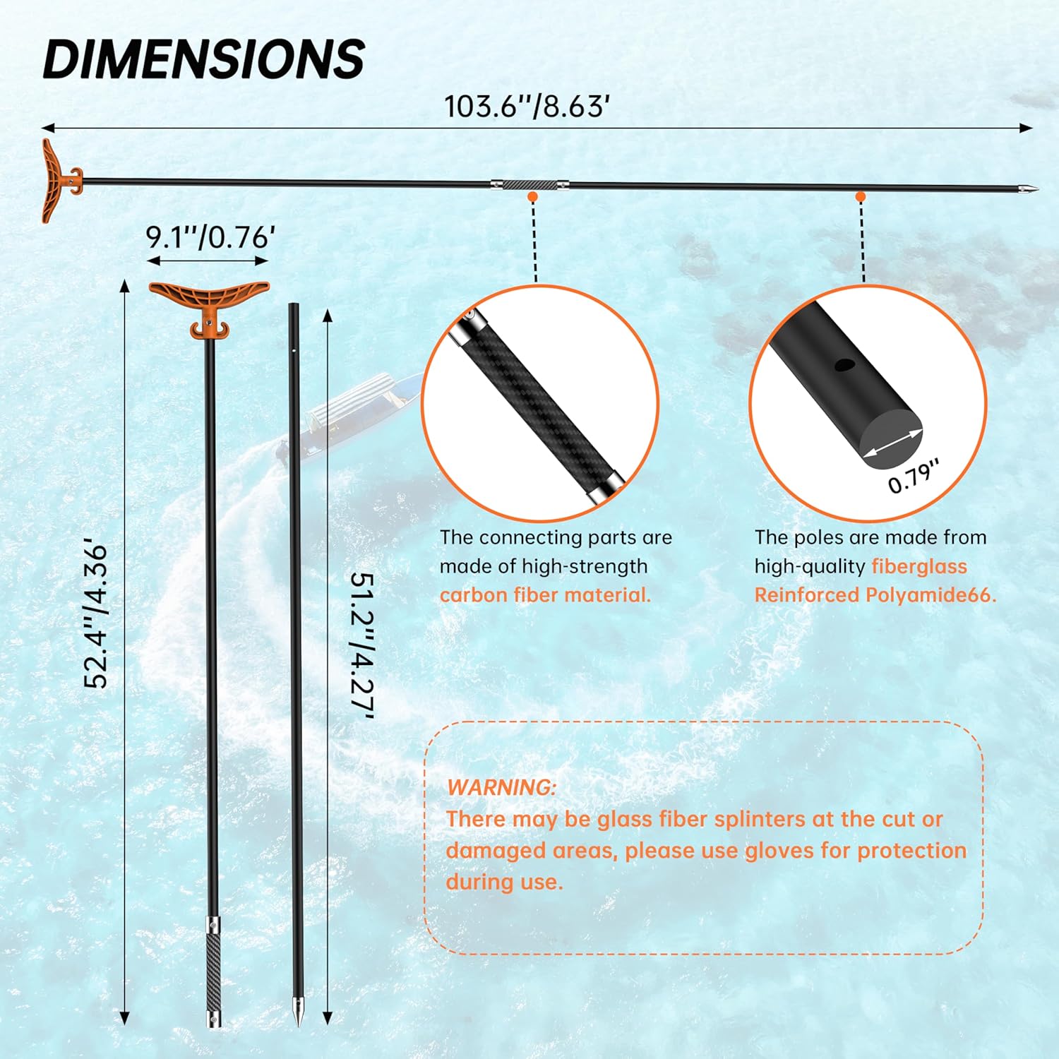 8.63' / 12.3' Shallow Water An – обзор и цена Fishing Kayak Anchor