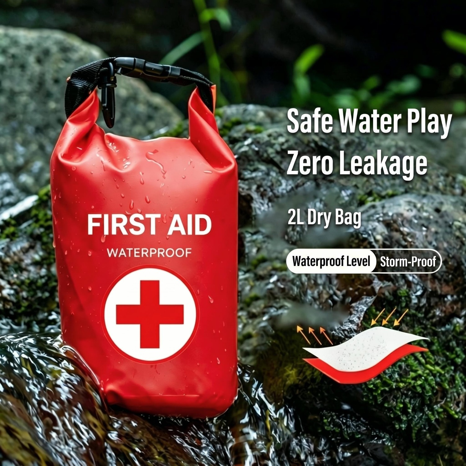 2L Waterproof First Aid Bag Ro – обзор и цена Fishing Kayak Storage Bag