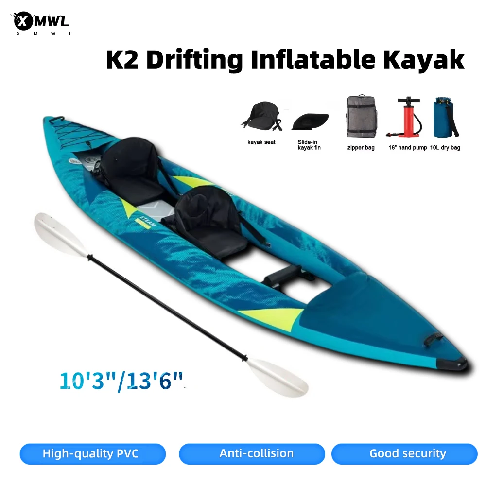 Canoe Kayak Inflatable Boat 1- – обзор и цена Fishing Kayak Paddle