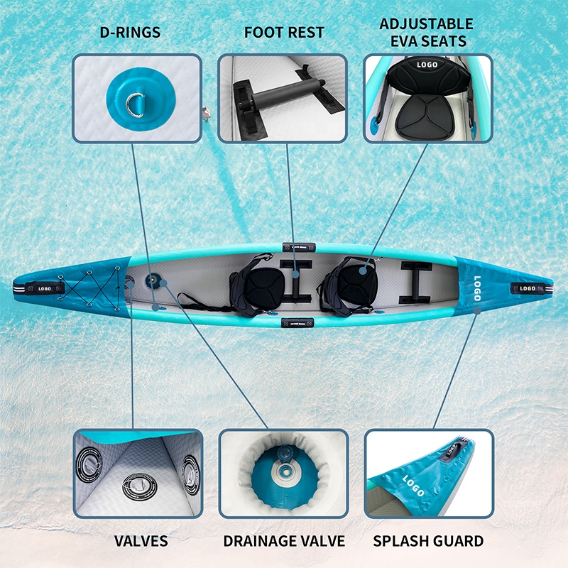 Drop Stitch Kayak Inflatable C – обзор и цена Fishing Kayak Sit In