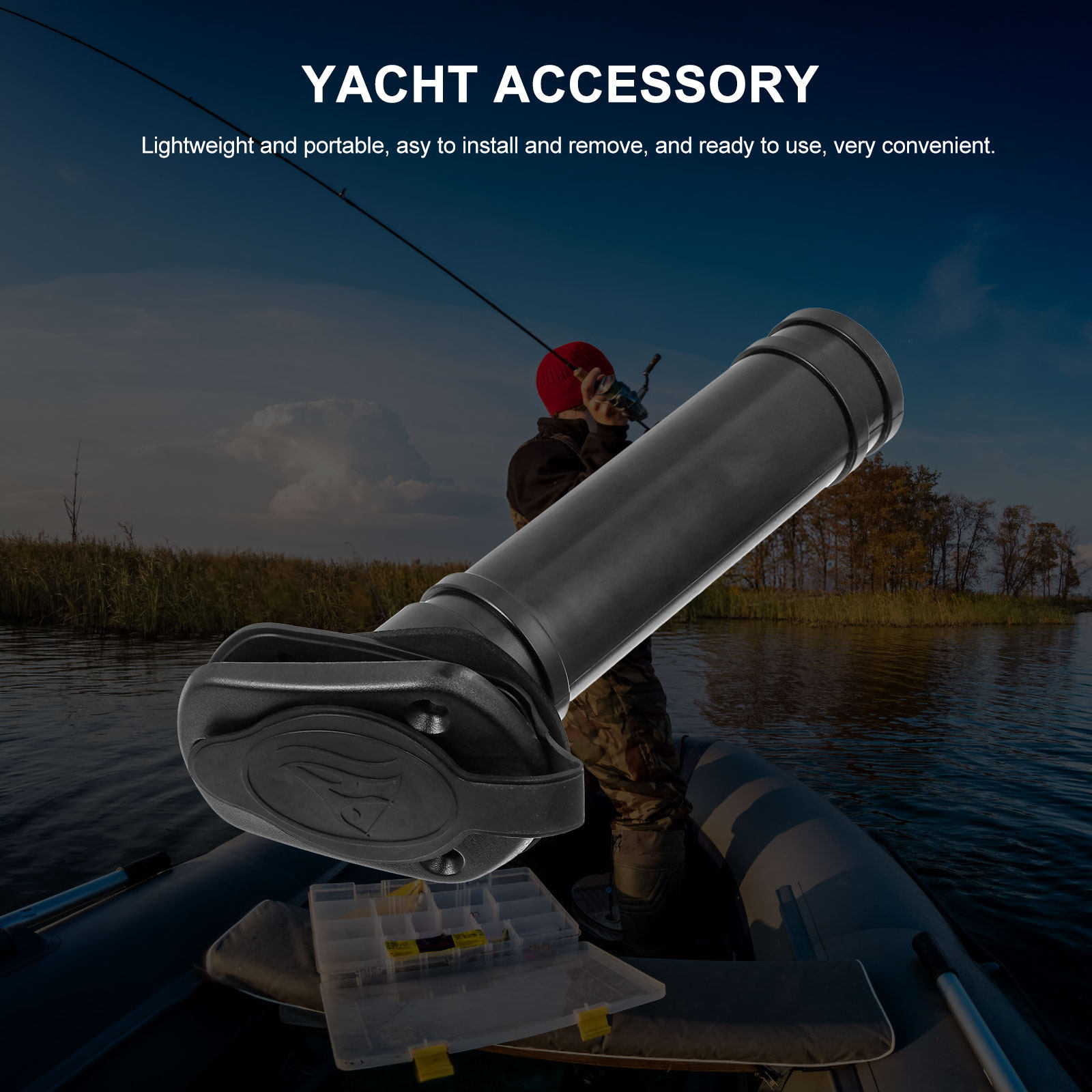 Fishing Rod Holder Lightweight – обзор и цена Fishing Kayak Rod Holder