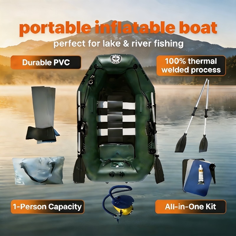 1 Person Fishing Boat Cheap In – обзор и цена Fishing Kayak Inflatable