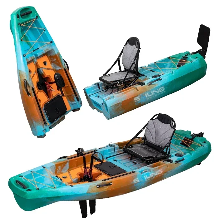 9.5ft 1 Person Folding Plastic – обзор и цена Fishing Kayak Pedal Drive
