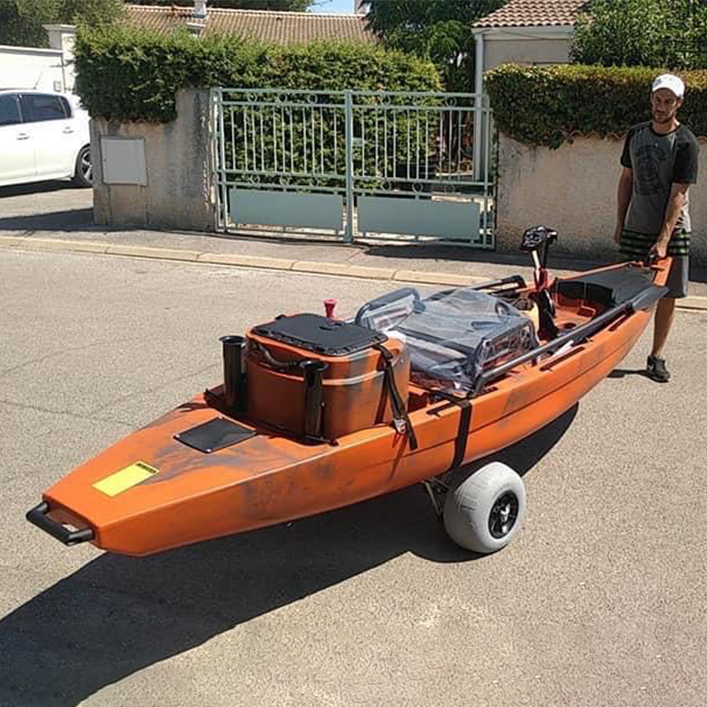 Inflatable Wide Wheel Canoe Bo – обзор и цена Fishing Kayak Cart