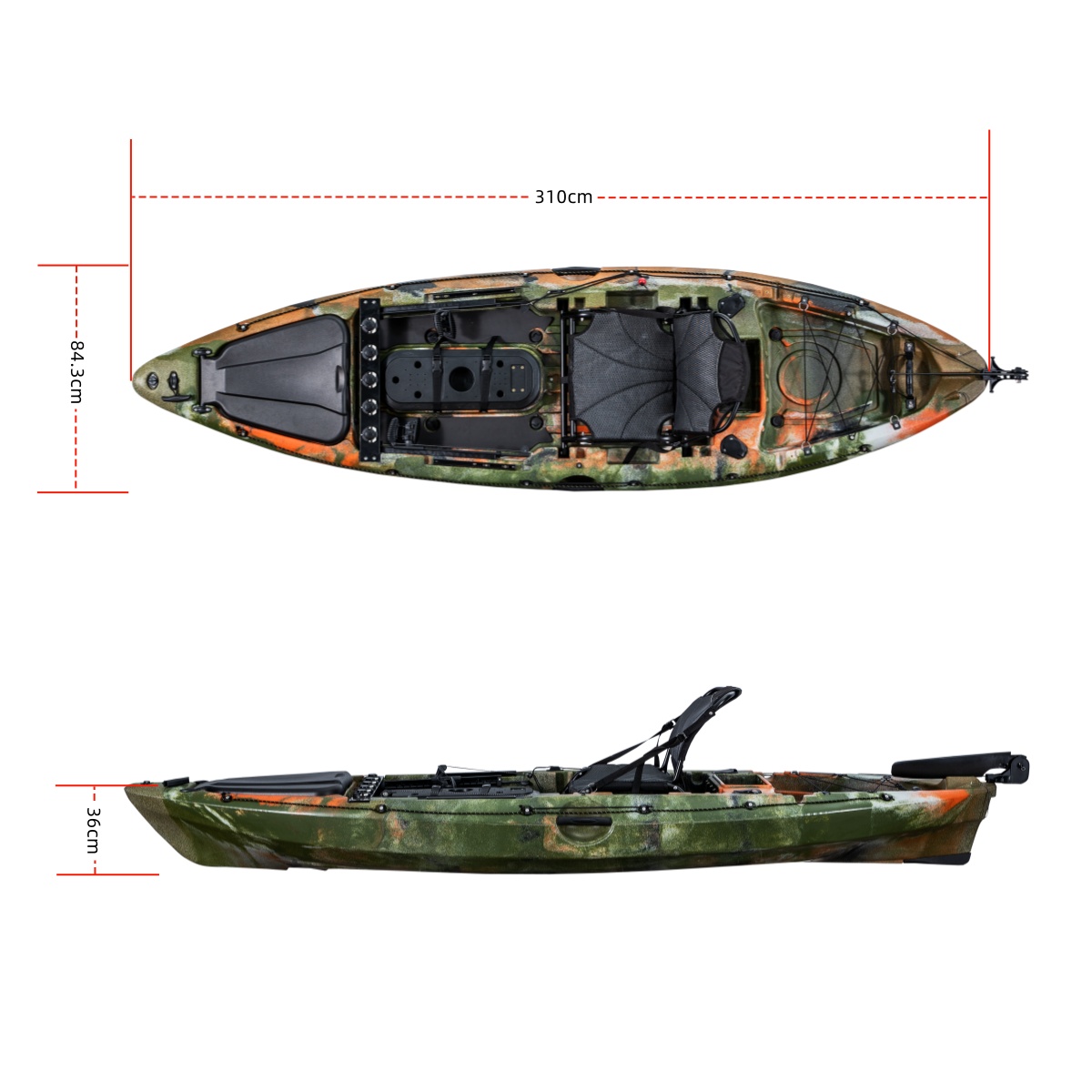 First-class Single Fishing Kay – обзор и цена Fishing Kayak Rod Holder