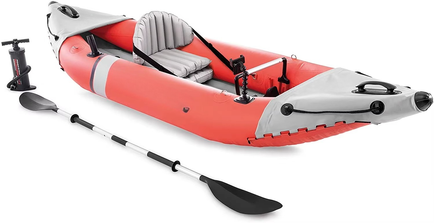 68303 Excursion Pro K1 Inflata – обзор и цена Fishing Kayak Rod Holder