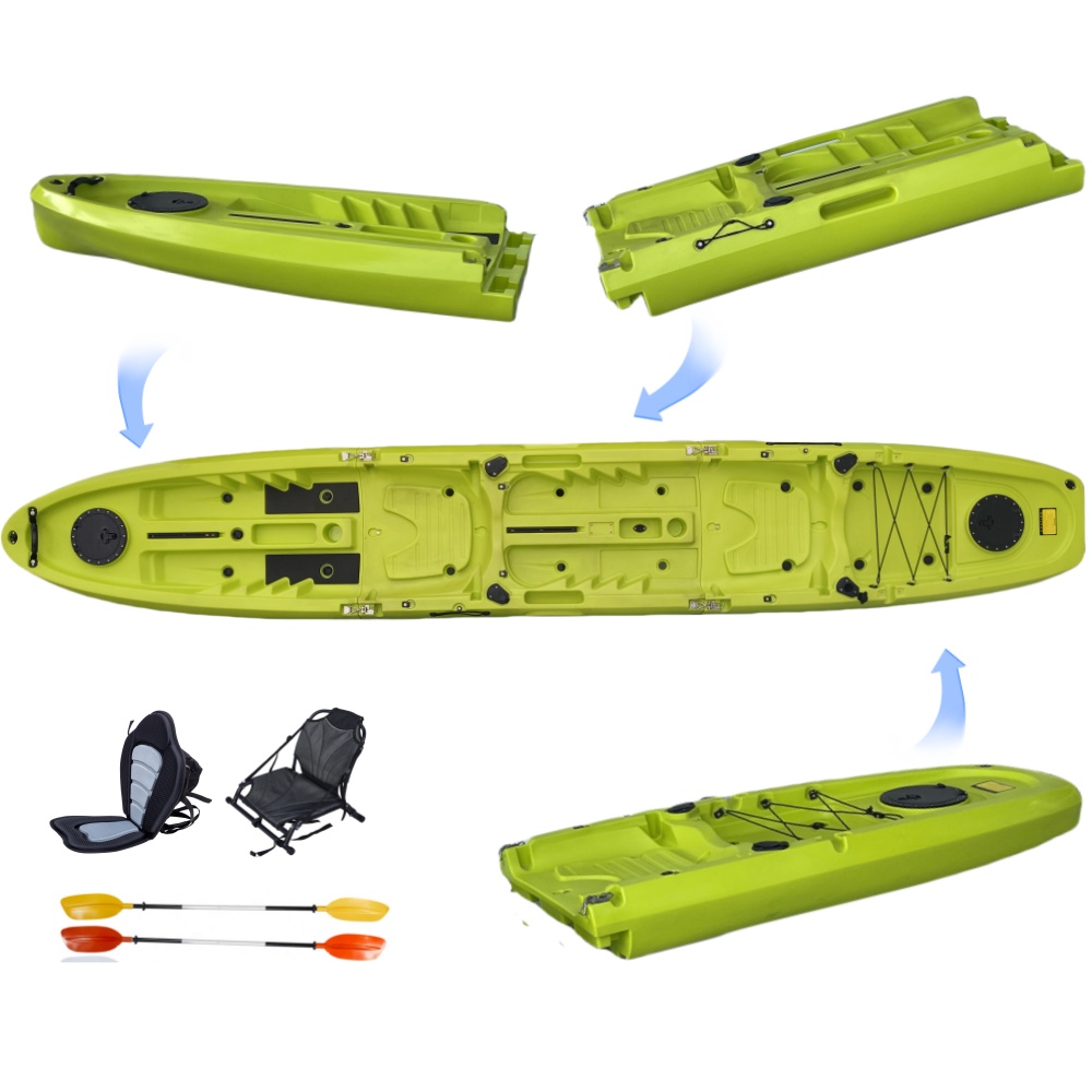 New Modular Tandem Double Sit- – обзор и цена Fishing Kayak Paddle