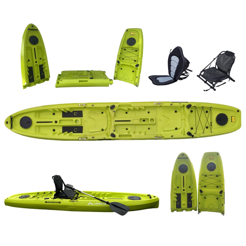 New Modular Tandem Double Sit- – обзор и цена Fishing Kayak Paddle