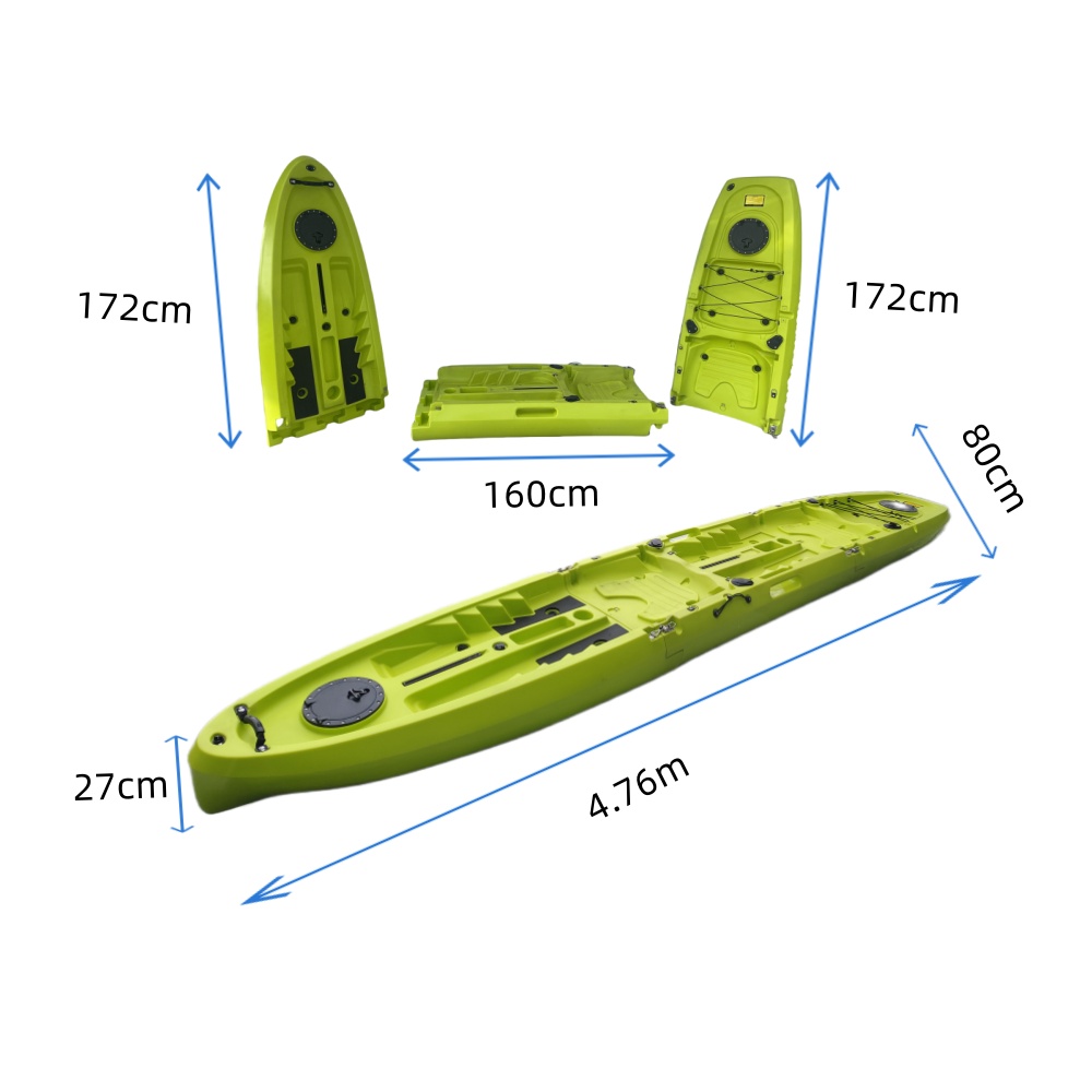 New Modular Tandem Double Sit- – обзор и цена Fishing Kayak Paddle